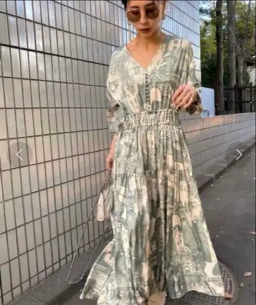 아메리 TOWN VOLUME GATHER DRESS 원피스