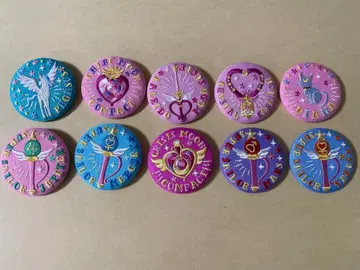 세일러문 세일러문 스토어 자수 캔뱃지 Vol.4 컴플리트