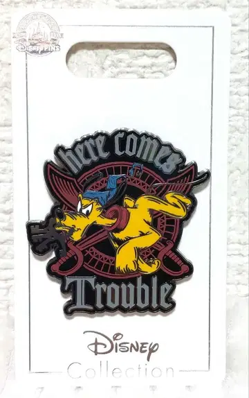 해외 디즈니 파크 한정판 파이리츠 플루토 핀 배지 새상품급