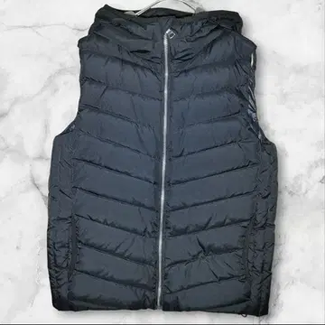 Gap 갭 다크 네이비 후드 부착 다운 베스트 XS