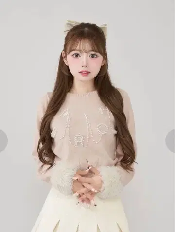 Darich DARICH 로고 펄 니트탑