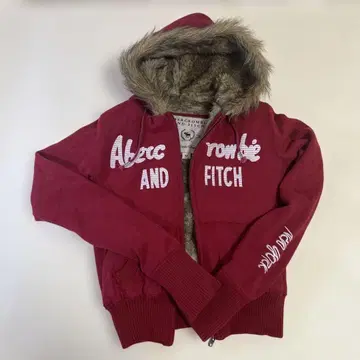 Abercrombie and Fitch 와인 레드 후드티