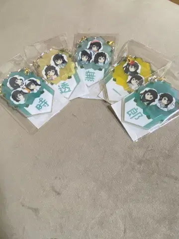 토키토 무이치로 벌스데이 가랜드 참 전체 이름 5개 세트