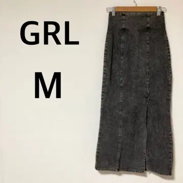 그레일 GRL 데님 롱 스커트 [ M ] 캐주얼 코튼 100%
