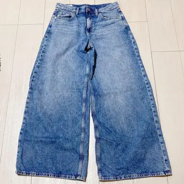 GAP 슈퍼 배기 데님 라이트 인디고 26