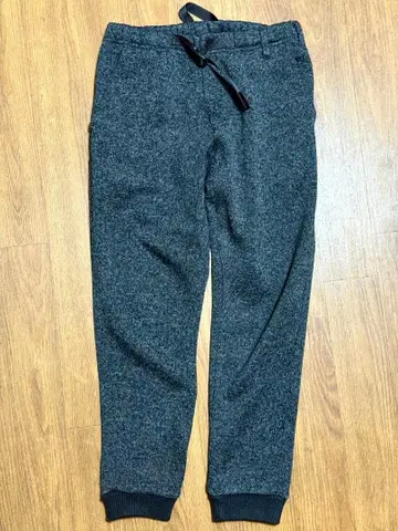 그라미치 본딩 니트 플리스 내로우 리브 팬츠