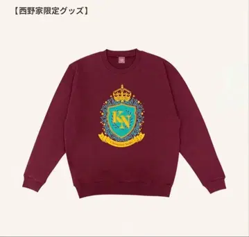 니시노 카나 니시노가 한정 Burgundy 맨투맨