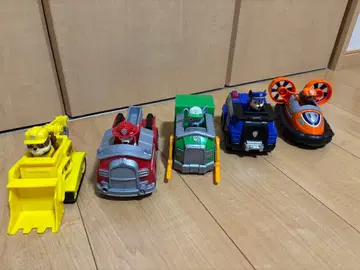 퍼피 구조대 베이직 비클 5대 세트