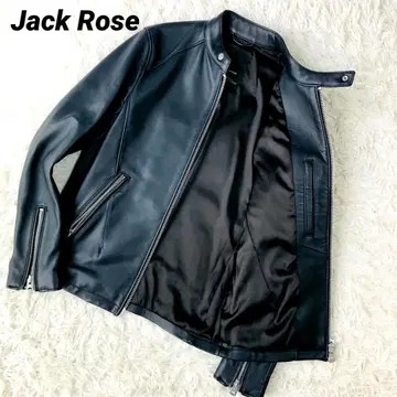 [ 인기 ] JACK ROSE 싱글 라이더 양가죽 네이비 사이즈 2