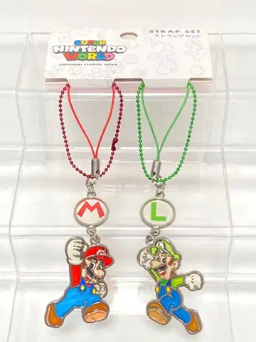 USJ 한정판 슈퍼 닌텐도 월드 스트랩 세트