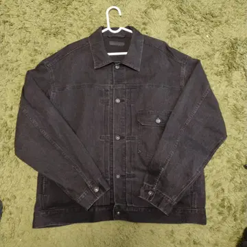 유니클로 블랙 데님 자켓 1st 타입 자켓 퍼스트 대전 G
