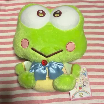 산리오 케로케로케로피 딸기신문 50주년 봉제 인형 프라이스