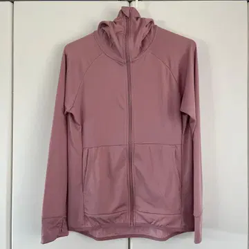 워크맨 fieldcore 풀 집업 후드 부착 후드티 핑크