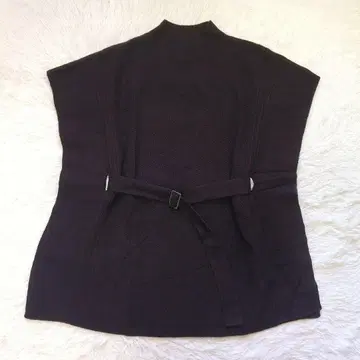 [ #Newans ] 워셔블 캐시미어 블렌드 벌키 판초 베스트