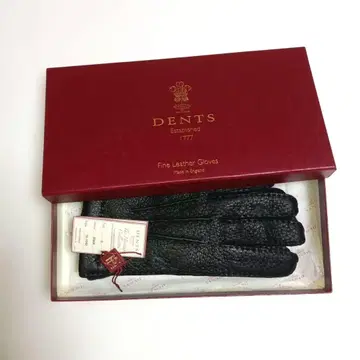 미사용품 덴츠 페카리 15-1042 캐시미어 라이닝 8 블랙