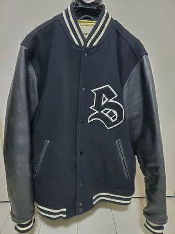 스캐너 바시티 자켓 가죽 와펜 구제 의류 아메카지