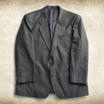 TEMALO 테일러드 자켓 체크 무늬 빈티지 클래식