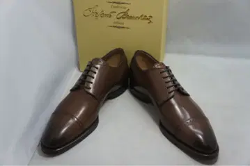 이탈리아제 스테파노 블랑키니 새상품 스트레이트 팁 8 사이즈 브라운