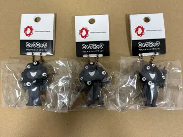 블랙 미야쿠미야쿠 PVC 마스코트 3종