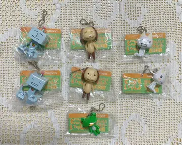 [미사용품] 남코 도코데모 잇쇼 키링 7종