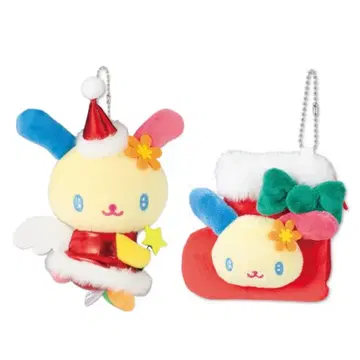 산리오 우사하나 크리스마스 아트 마스코트 코인 케이스 세트 아베일