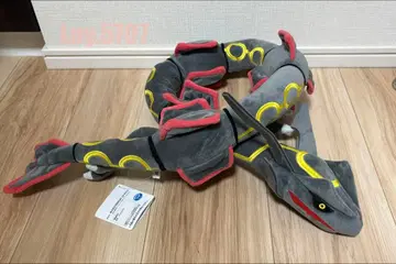 [ 미사용 새상품 ] 블랙 레쿠자 메챠모후굿토 봉제 인형 포켓몬