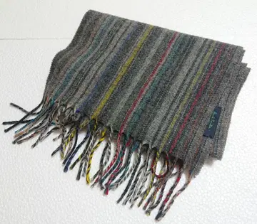 폴스미스 스트라이프 멀티 컬러 머플러 울 이탈리아제 세탁필