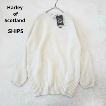 쉽스 하레이 오브 스코틀랜드 니트 스웨터 크루넥 미사용 새상품