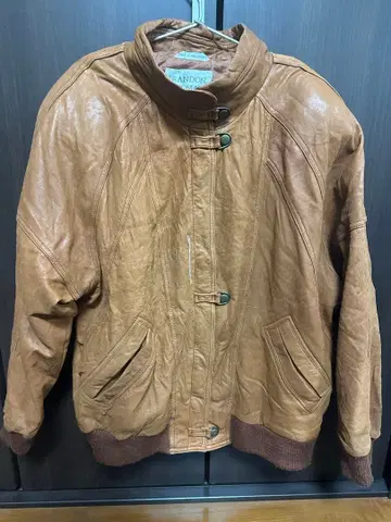 가죽 자켓 브라운