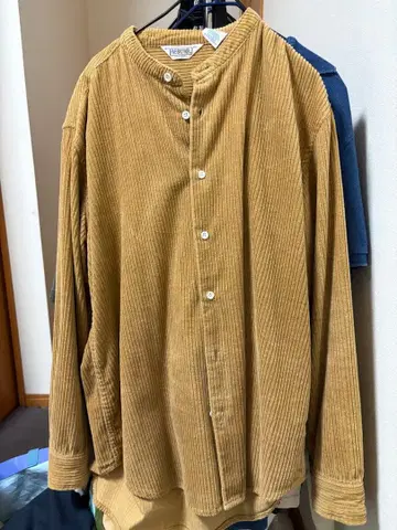 FIVE BROTHER 코듀로이 긴팔 셔츠 브라운