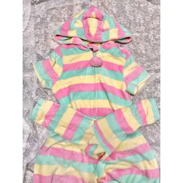 룸웨어 고양이 귀 올인원 파자마 홈웨어 꼬리 복슬복슬 1