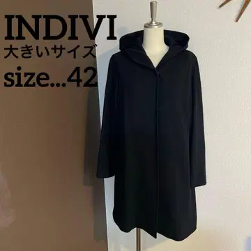 인디비 빅 사이즈 푸드코트 후디드 코트