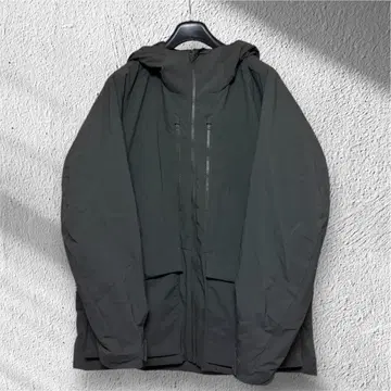 유니클로 하이브리드 다운 후드티 다크 그린 XL 남성용 다운