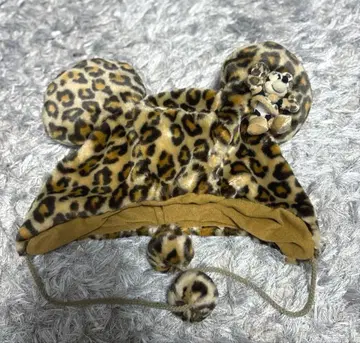 디즈니 레오파드 무늬 팬캡