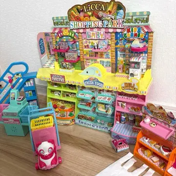 리카짱 리카페이 쇼핑 파크 슈퍼마켓 팬더 카트