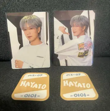 MAZZEL ROOM 랜덤 포토 카드 & 스티커 세트 하야토 2종 세트