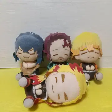 귀멸의 칼날 빅 푹신 봉제 인형 세트