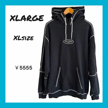 XLARGE 블랙 XL 사이즈 후드티