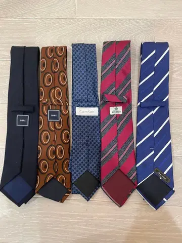 넥타이 5개 묶음 판매
