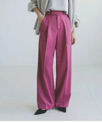 Noble 핑크 슬랙스 38