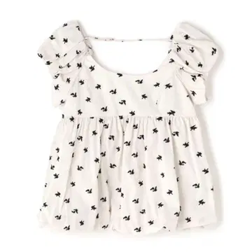 내추럴 뷰티 베이직 자수 시리즈 블라우스