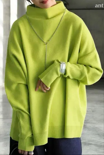 안티카 보틀넥 니트