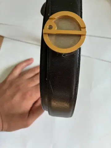 dunhill 던힐 블랙 벨트 남성용