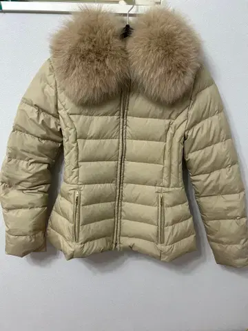 eimy istoire 베이지 페플럼 숏 다운 XS