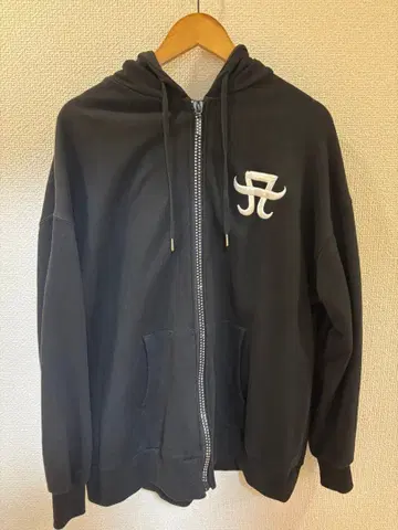 EGOIST 블랙 집업 후드티