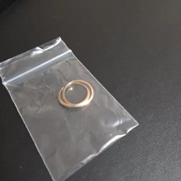 [ 미사용 ] cthy 델타 크로스 반지 로즈 골드 모음