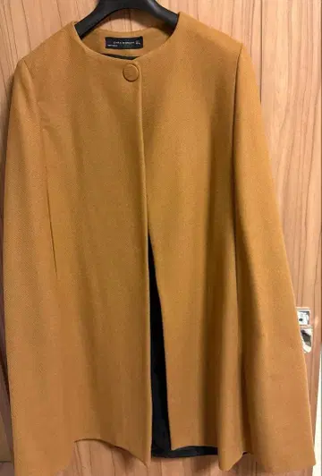 ZARA WOMAN 케이프 코트 L 카멜