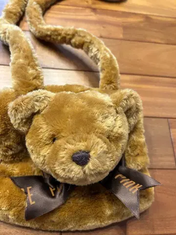 핑크하우스 곰 숄더백