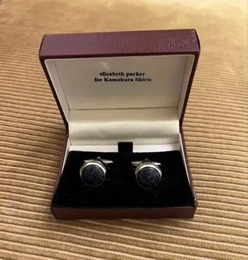 elizabeth parker 커프스링크 다크 블루