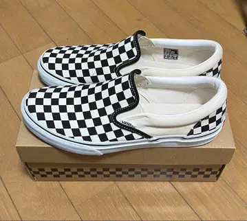 VANS 슬립온 스니커즈 체크 무늬
